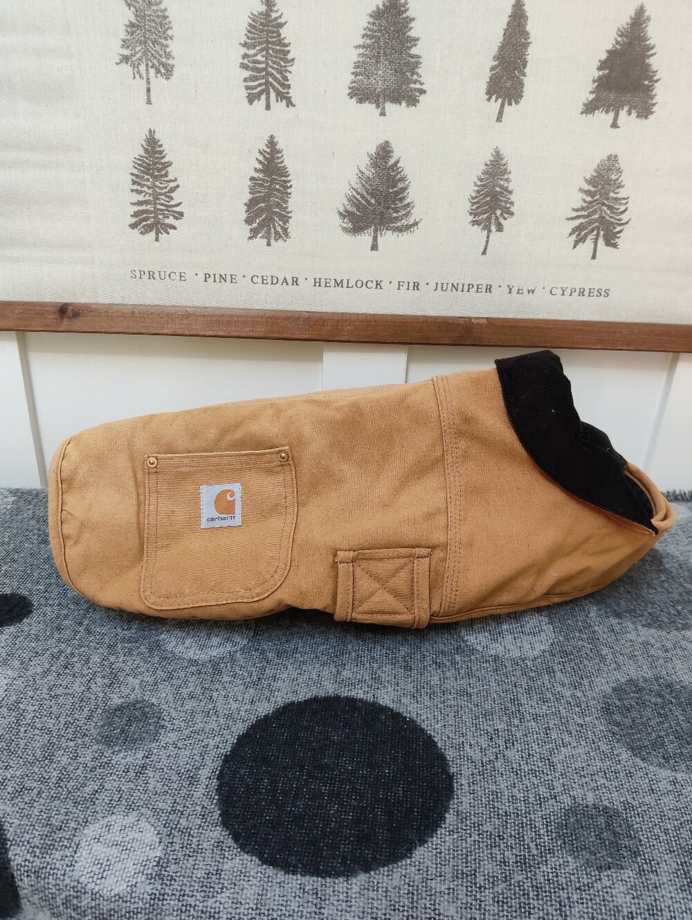 Carhartt Brown Duck Canvas Dog Chore Coat - Durable Pet Jacket